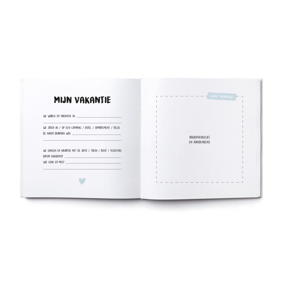 Vakanties Boek blue 1